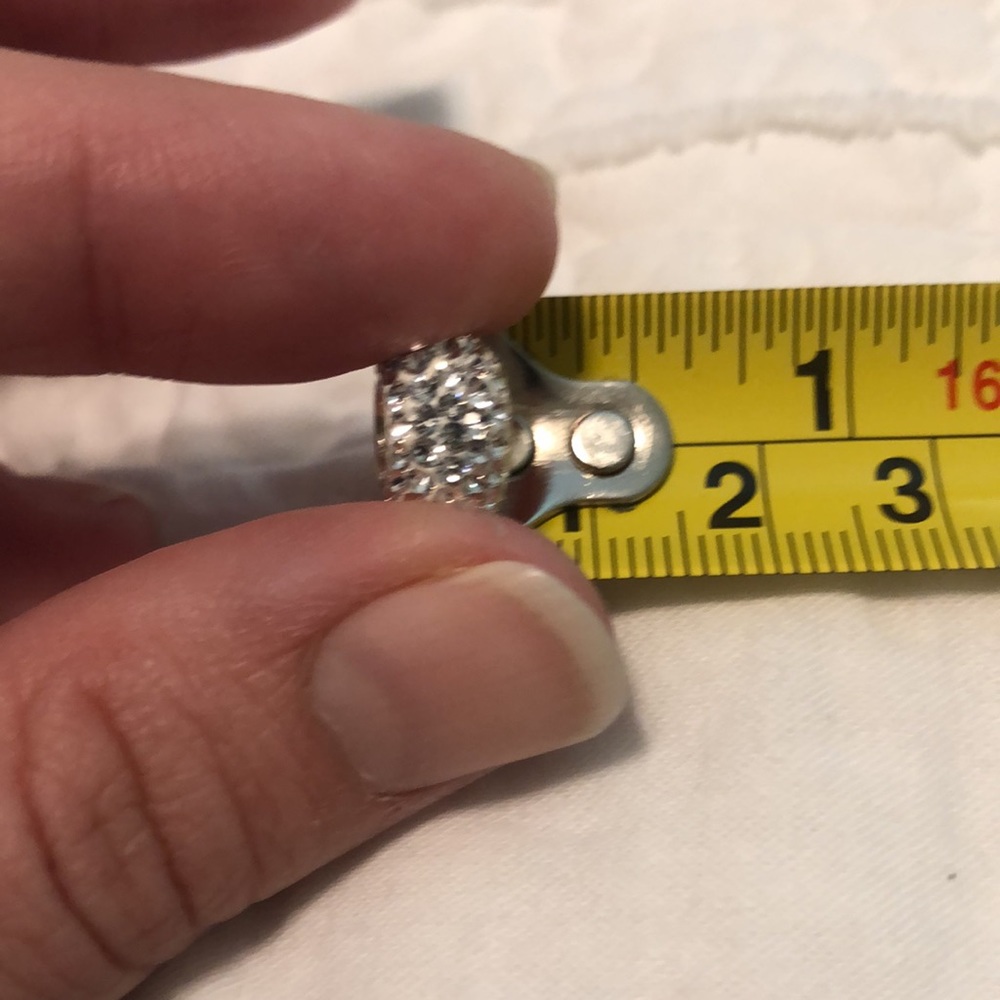 Fiora White Rhinestone Charm Bead - Picture 3 of 4